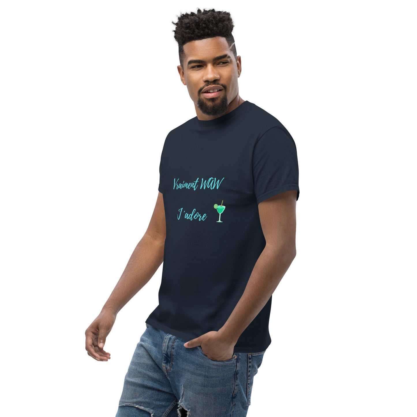 T-shirt coton unisexe "Vraiment waw"