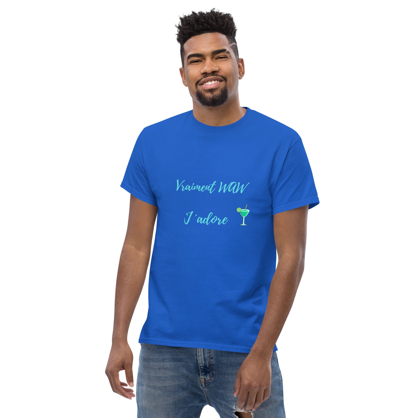 T-shirt coton unisexe "Vraiment waw"