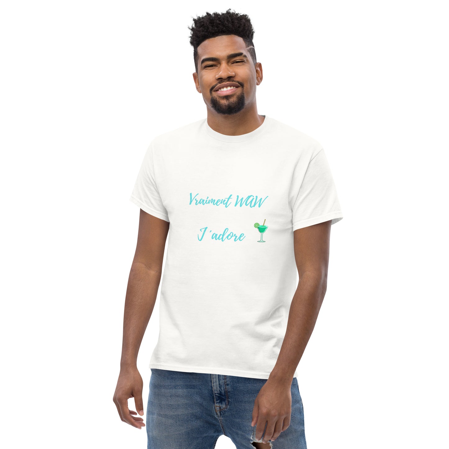 T-shirt coton unisexe "Vraiment waw"