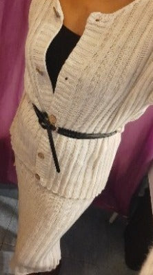 Ensemble Maeva _ twin set pull et jupe