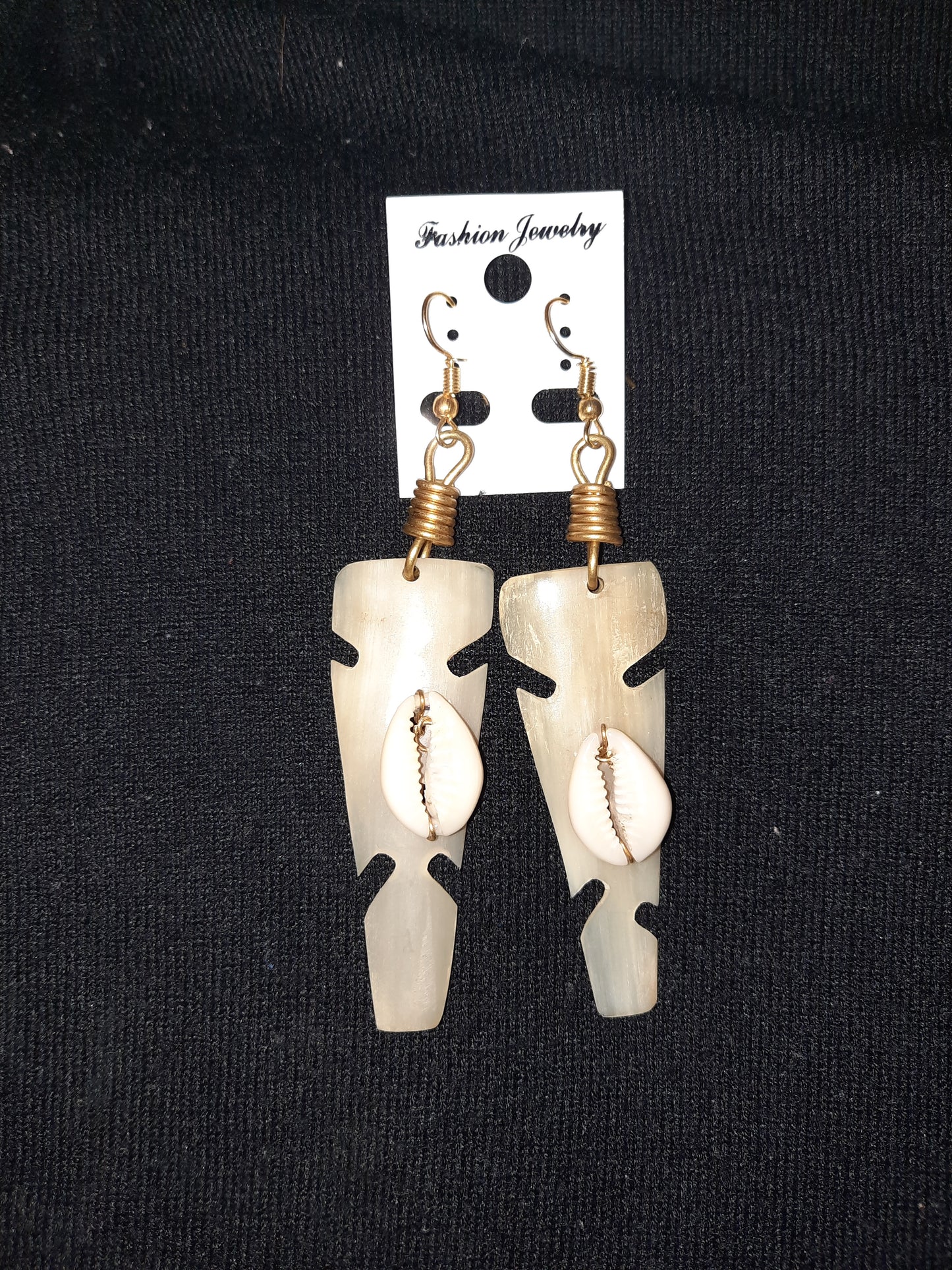 Boucles d'oreille Corne