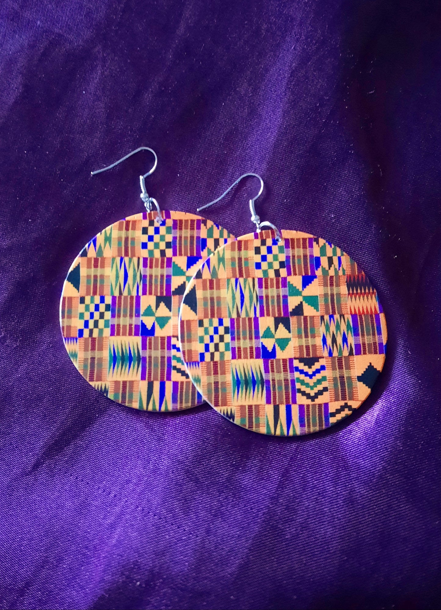 Boucles d'oreille Kente