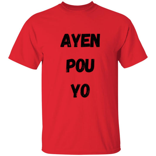 T-Shirt Ayen Pou Yo BK