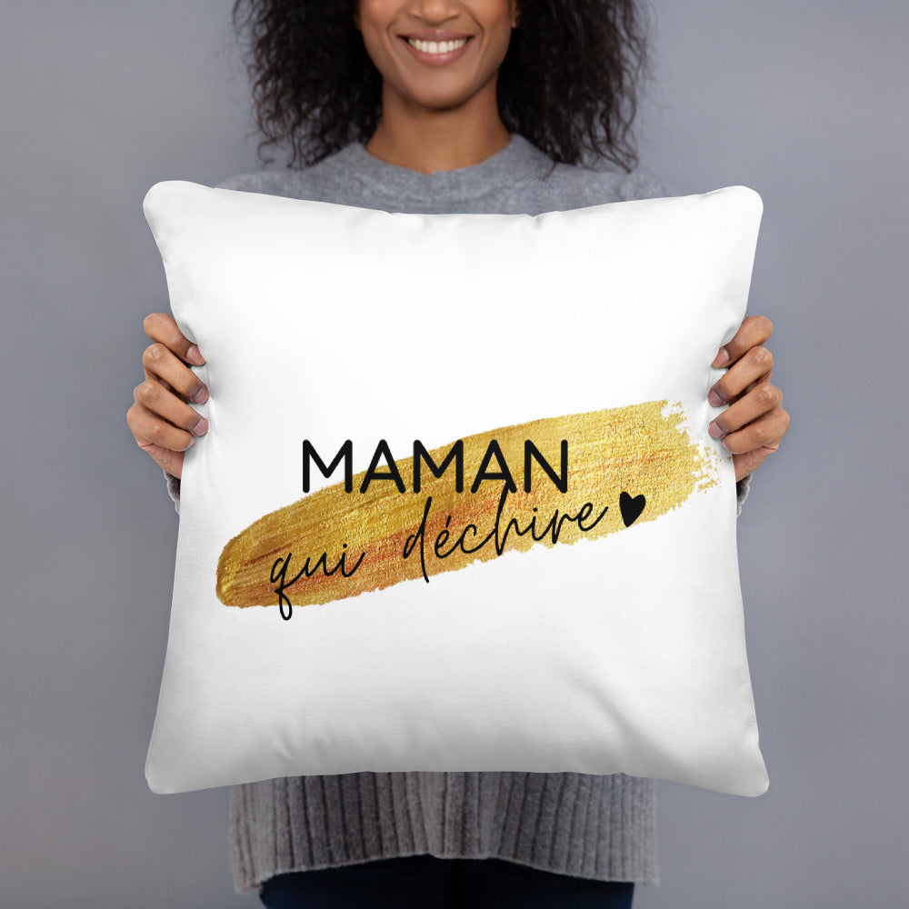 Coussin Maman qui déchire