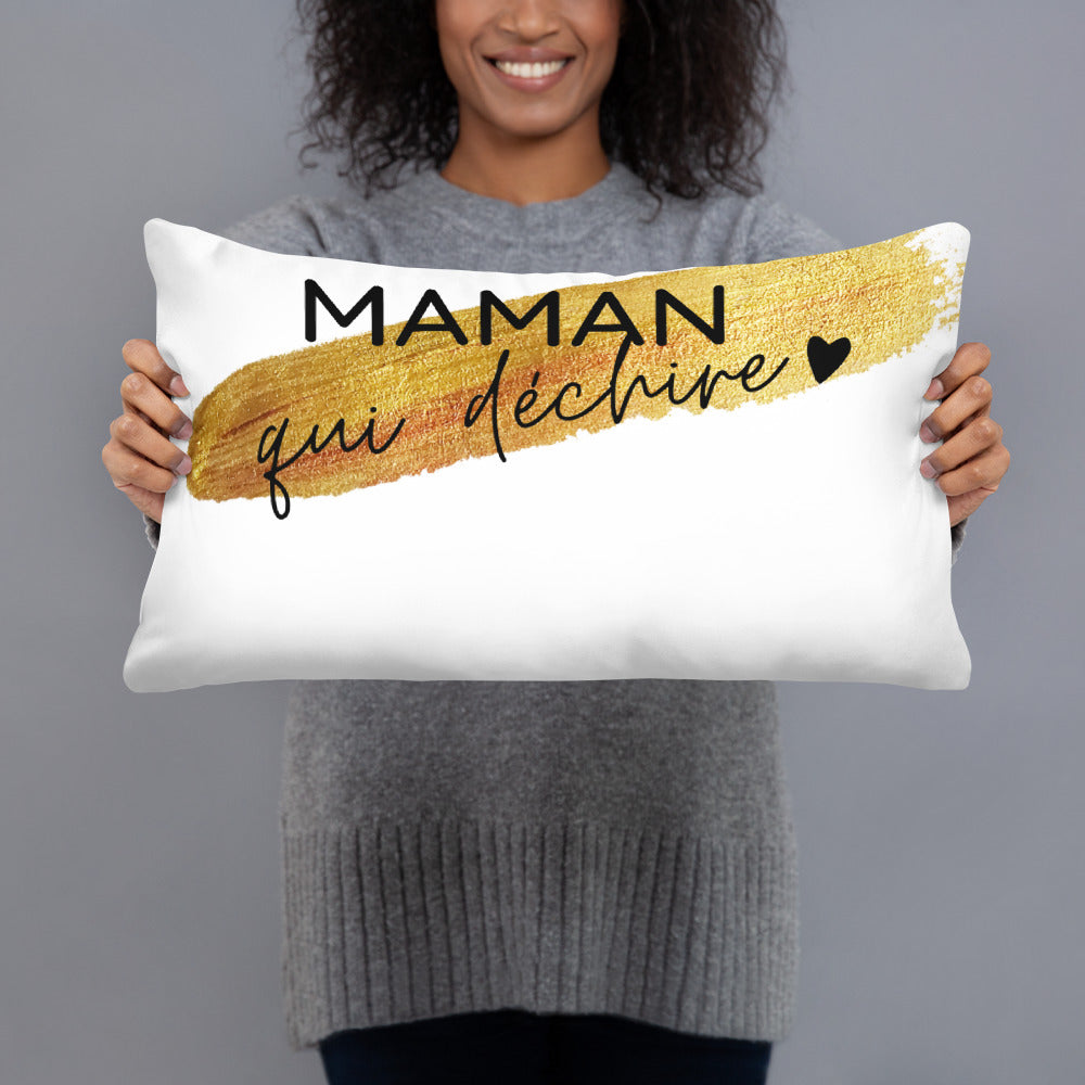 Coussin Maman qui déchire