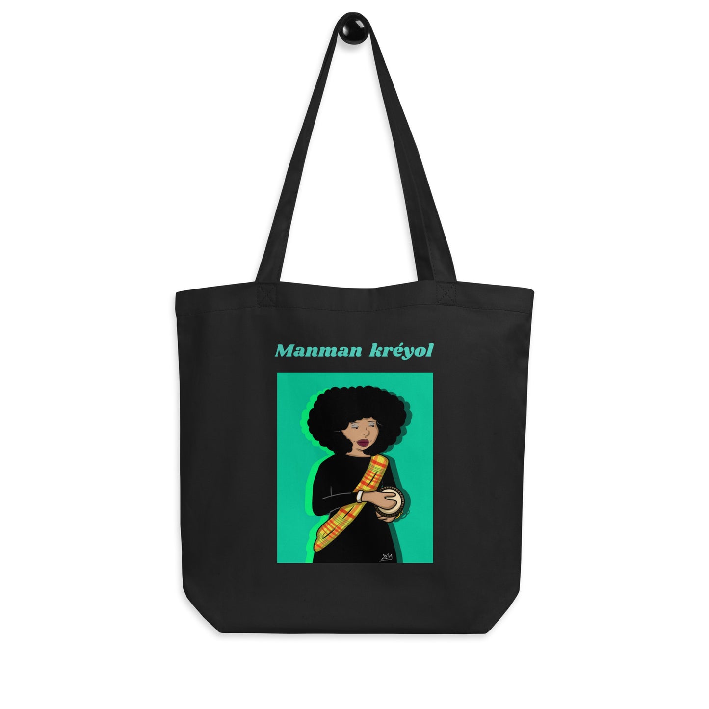 Tote Bag en coton Bio Manman kréyol