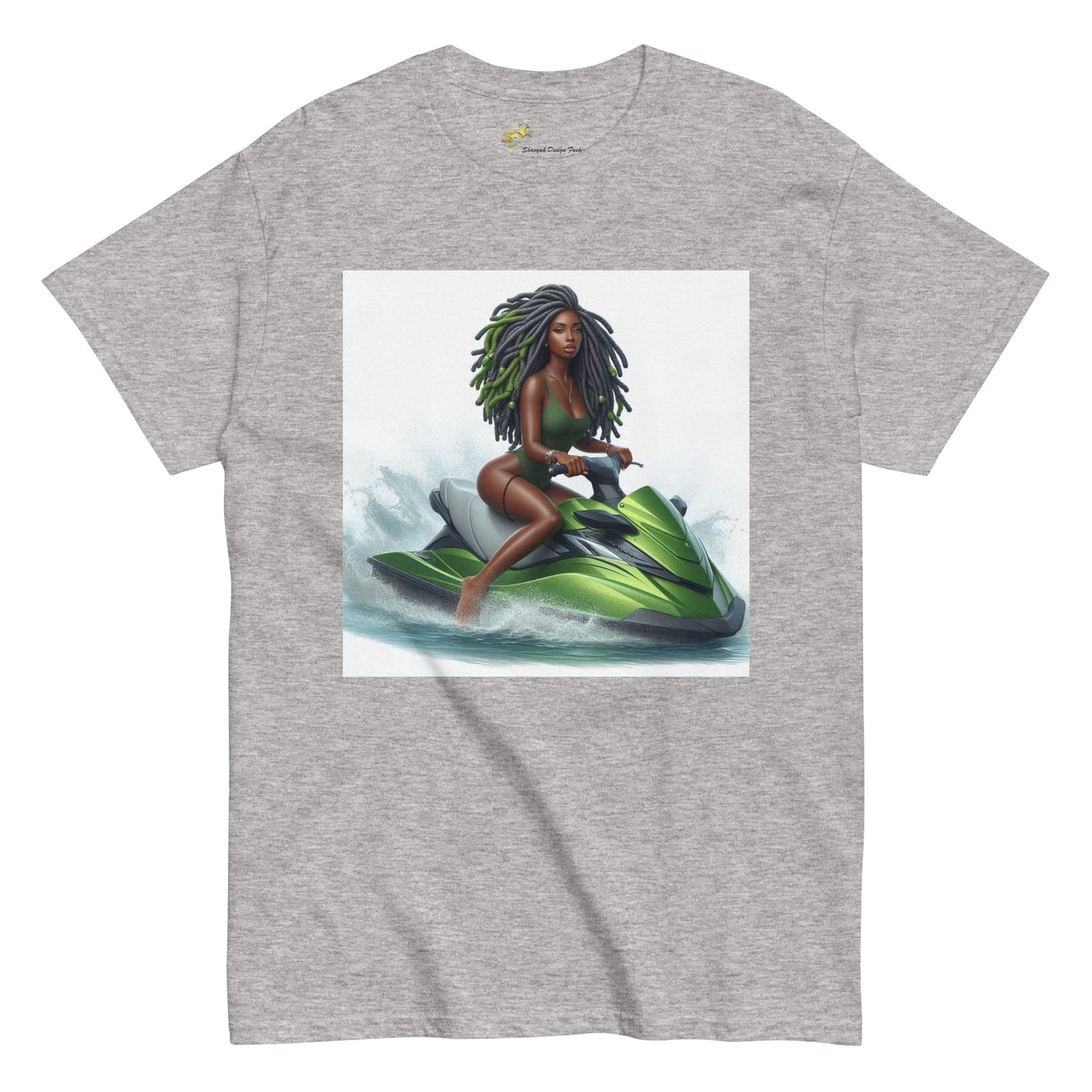 T-shirt unisexe motif jetski femme