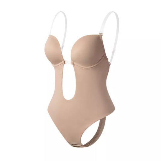 Body dos nu invisible Nude en nylon